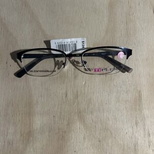 TI FLEX Flex Titanium Shiny Navy WP TFL2101 554306225 50-18-135 Frames Only A2
